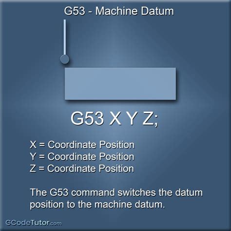 datum setting on a cnc machine|cnc datums g53.